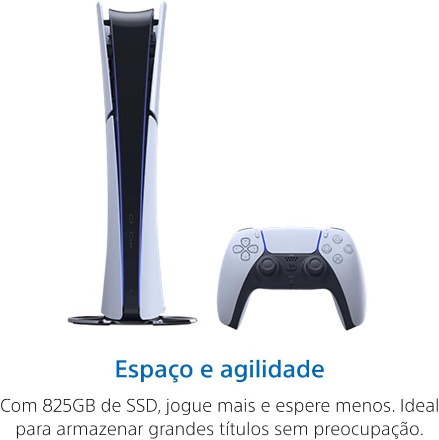 PlayStation 5 Slim Digital 825GB com 2 Jogos - Imagem 2